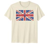 T-shirt Union Jack Londra Inghilterra Gran Bretagna regalo souvenir uomo...