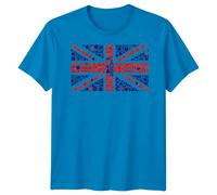 T-shirt Union Jack Londra Inghilterra Gran Bretagna regalo souvenir uomo...