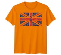 T-shirt Union Jack Londra Inghilterra Gran Bretagna regalo souvenir uomo...