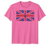 T-shirt Union Jack Londra Inghilterra Gran Bretagna regalo souvenir uomo...