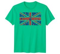 T-shirt Union Jack Londra Inghilterra Gran Bretagna regalo souvenir uomo...