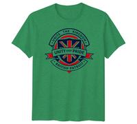 T-shirt Union Jack Unite The Kingdom British Patriot Great Britain...