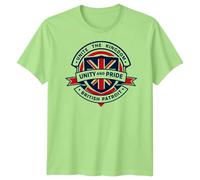 T-shirt Union Jack Unite The Kingdom British Patriot Great Britain...