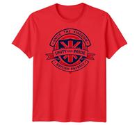 T-shirt Union Jack Unite The Kingdom British Patriot Great Britain...