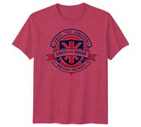 T-shirt Union Jack Unite The Kingdom British Patriot Great Britain...