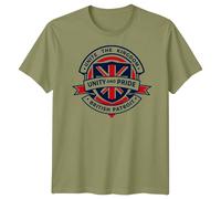 T-shirt Union Jack Unite The Kingdom British Patriot Great Britain...
