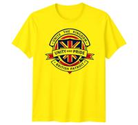 T-shirt Union Jack Unite The Kingdom British Patriot Great Britain...