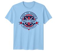 T-shirt Union Jack Unite The Kingdom British Patriot Great Britain...
