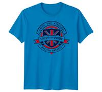 T-shirt Union Jack Unite The Kingdom British Patriot Great Britain...