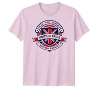 T-shirt Union Jack Unite The Kingdom British Patriot Great Britain...