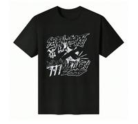 T-shirt unisex a maniche corte con scollo rotondo in 100% cotone, t-shirt basic con grafica audace per l'estate, top da uomo Distinguiti quest'estate con la nostra t-shirt unisex a maniche corte e sco