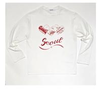 T-shirt unisex a maniche lunghe elastiche morbide ed ecologiche Essence of Seoul