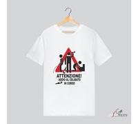 T-Shirt Unisex Addio al Celibato matrimonio testimone amici festa party