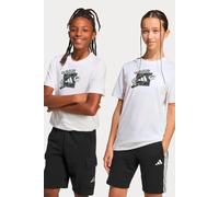 T-shirt Unisex Adidas CAMO TRAIN - Bianco