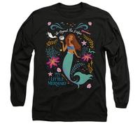 T-shirt unisex adulta Ariel con scritta "Go Beyond The Surface" (Nera) 100% cotone. Design: stampato. Scollo: girocollo. Orlo: aderente. Polsini: aderenti. Manica: corta. Codice prodotto: UTTV14736L,M