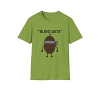 T-shirt unisex con appuntamento al buio, regalo divertente per gli amanti degli appuntamenti, maglietta umoristica per eventi, camicia da festa, abbigliamento casual, Kiwi, L
