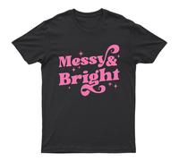 T-shirt unisex da uomo Messy & Bright Positive Affermation Lifestyle Graphic Tee