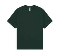 T-Shirt Unisex In Cotone Pesante Boxy Bell Canvas A Manica Corta Collo A Barca