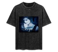 T-Shirt Unisex Retro Enya Dark Sky Island Cotton Round Neck Black L