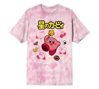 T-Shirt Unisex Tie Dye Kirby Kanji, Rosa