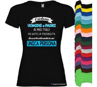T-shirt Uomini e Padri Papà Donna Stampa Personalizzata
