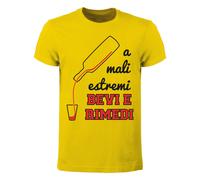 T-shirt Uomo - A mali estremi bevi e rimedi