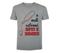 T-shirt Uomo - A mali estremi bevi e rimedi