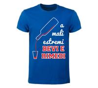 T-shirt Uomo - A mali estremi bevi e rimedi