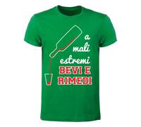 T-shirt Uomo - A mali estremi bevi e rimedi