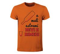 T-shirt Uomo - A mali estremi bevi e rimedi