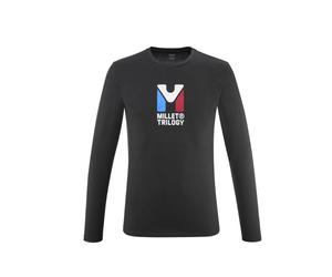 T-shirt uomo a maniche lunghe Millet CHAM TRILOGY (NERO) XL