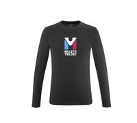 T-shirt uomo a maniche lunghe Millet CHAM TRILOGY (NERO) XXL