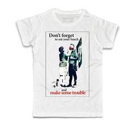T-shirt uomo Anarchist Punk and Mom Eat your lunch street art London