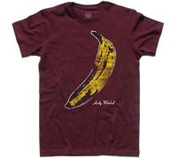 T-Shirt Uomo Andy Warhol Banana The Velvet Under Ground & Nico Rock e Pop Art
