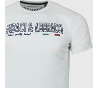 Baci & Abbracci T-shirt uomo BAM3413B manica corta girocollo con logo ricamato