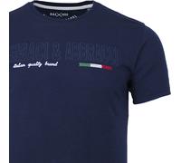 T-shirt uomo Baci & Abbracci manica corta girocollo con logo ricamato - BAM3413B