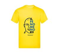 T-Shirt Uomo & BAMBIN - Il Fenomeno R9 - Super vestibilità Top qualità Made in Italy (L, Giallo)