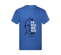 T-Shirt Uomo & BAMBIN - Il Fenomeno R9 - Super vestibilità Top qualità Made in Italy (S, Blu)