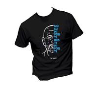 T-Shirt Uomo & BAMBIN - Uomini Forti Destini Forti - Super vestibilità Top qualità Made in Italy (XL, Nero)