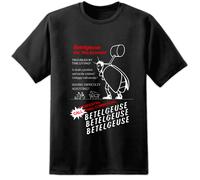 T-Shirt Uomo Beetlejuice Pubblicità Horror Anni '80 Michael Keaton