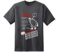 T-Shirt Uomo Beetlejuice Pubblicità Horror Anni '80 Michael Keaton