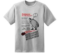 T-Shirt Uomo Beetlejuice Pubblicità Horror Anni '80 Michael Keaton