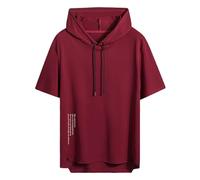 T Shirt Uomo Belle Maglia Marca Ricamo Colorate Ingegnere Monocolore Felpata Padre Brillantini dalla Animati Cerniera Messicano Aperto Chiuse Frange Lavorato Strappati