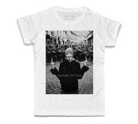 T-shirt uomo bianca ANONYMOUS Hacker V Vendetta libertà maschera Guy Fawkes
