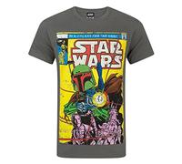 T-shirt uomo Boba Fett Star Wars Light Graphite XXL