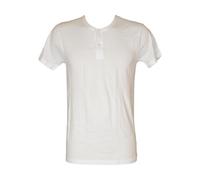 CAGI Intimo Uomo T-Shirt Serafino Cotone Pettinato - 1308 Colore Bianco Taglia 5