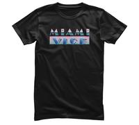 T-Shirt Uomo Con Logo Airbrush Di Miami Vice Ufficialmente Licenziata