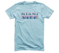 T-Shirt Uomo Con Logo Airbrush Di Miami Vice Ufficialmente Licenziata