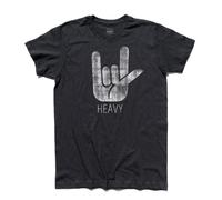 T-shirt uomo CORNA HEAVY horns metal hard rock Angus Young horns music