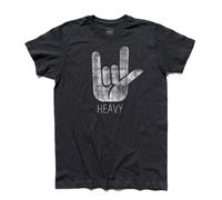 T-shirt uomo CORNA HEAVY horns metal hard rock Angus Young horns music